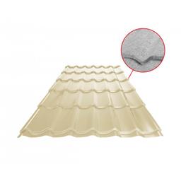 Кровельное покрытие UNI 1 SQ (sound – aqua) - Лакированная оцинковка - Слоновая кость - Изображение 1