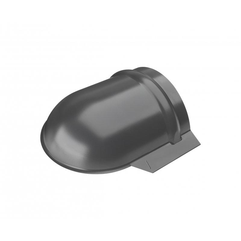 Kúpelem véglezároelem - Festett acél - Antracit - Kép