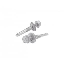 Horganyzott önfúró csavar fúróheggyel GT12 - Festett acél - Világos ezüst - Kép 1