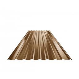 Трапециевидный профиль кровельный TR 18A - Лакированная оцинковка - Металлическая медь - Изображение 1