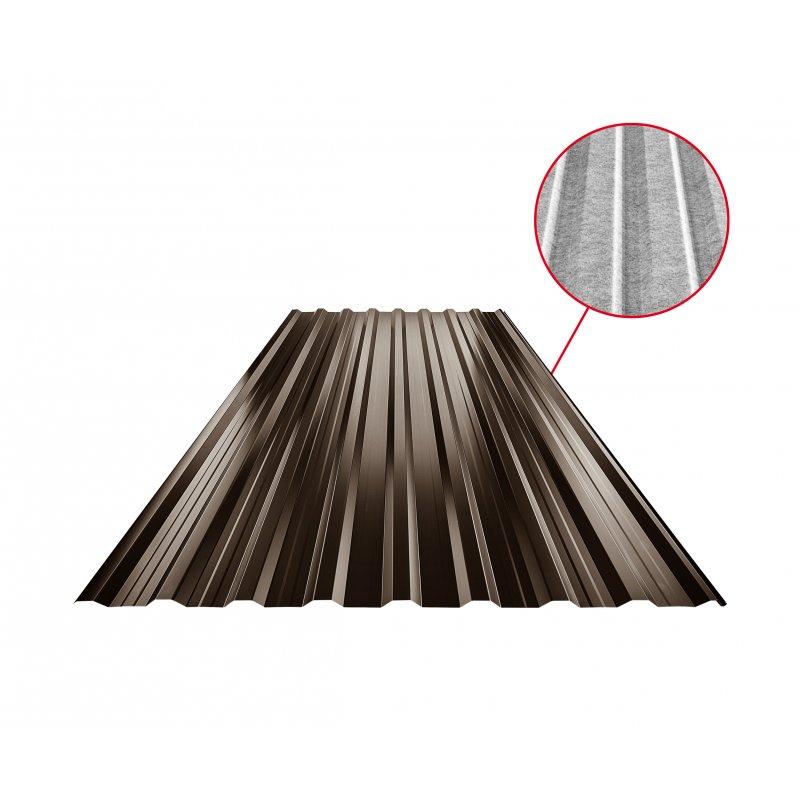 Trapéz strešný s prelisom TR 18A+ SQ (sound – aqua) - Pozink lakovaný
MARCEGAGLIA - Tmavo hnedá ČOKO - Obrázok