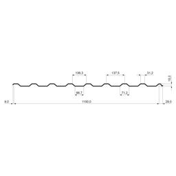 Trapéz strešný TR 18A standard - Pozink lakovaný
MARCEGAGLIA - Testa di Moro - Obrázok 2
