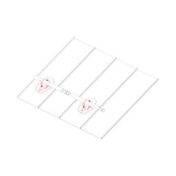 Platňa rúry 1-dierová - Hliník - Natur - Obrázok 4