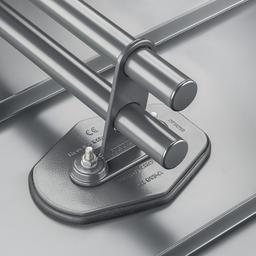 Platňa rúry 2-dierová - Hliník - Natur - Obrázok 3