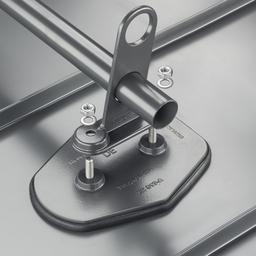 Platňa rúry 2-dierová - Hliník - Natur - Obrázok 2