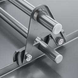 Extension for snow stopper pipe holder for FALZ - Aluminium - Natur - Picture 4