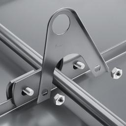 Extension for snow stopper pipe holder for FALZ - Aluminium - Natur - Picture 3