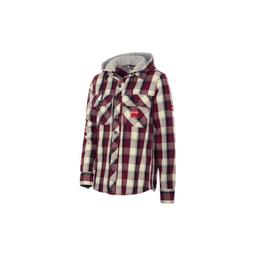 Košela s kapucňou rubínová - 100 % bavlna (cca 280 g/m²) - Rubínová/Čierna/Prírodná - Obrázok 1