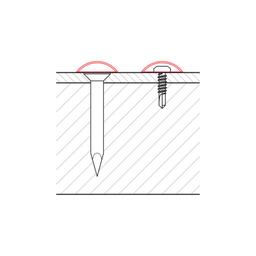 Монтажная крышка (заглушка) 16/4 - Лакированная оцинковка - Серо-белый - Изображение 3