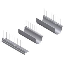 Hrotový systém proti sedeniu vtáctva - Nerez - Natur - Obrázok 3