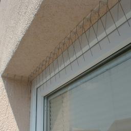 Hrotový systém proti sedeniu vtáctva - Nerez - Natur - Obrázok 2