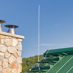 Al/nerezová zachytávacia tyč na plechové strechy - Nerez + hliník - Obrázok 2