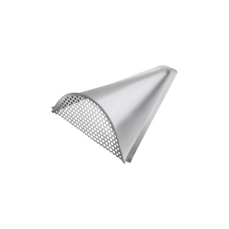 Frog mouth vent cover - Galvanized steel prepainted - White aluminum - Picture