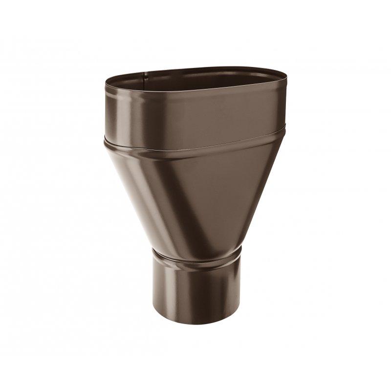 Vízgyüjtő üst központi - Festett acél - Barna - Kép