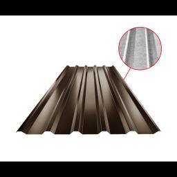 Trapézlemez - tetőprofil TR 35A SQ (sound – aqua) - Festett acél - Sötét barna CSOKO - Kép 1