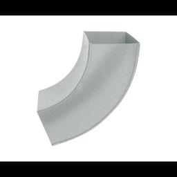 Elbow square 72° - Aluminium prepainted
W.15 - Zinc grey W.15 - Picture 2