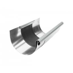Strešný dilatačný žľab polkruhový - Hliník lakovaný - Zinkovo šedá - Obrázok 1