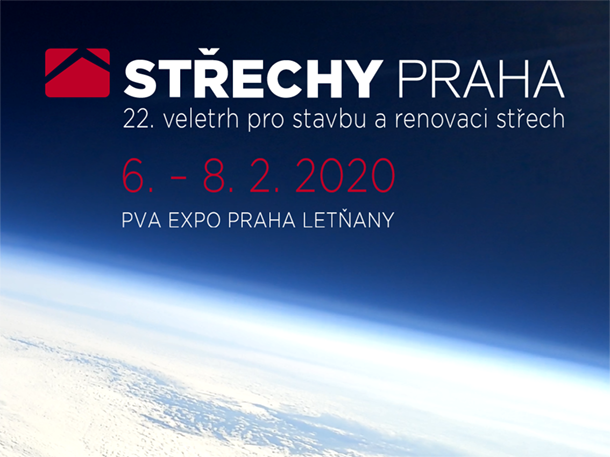 Pozvánka do stánku KJG na výstavě Střechy Praha 2020