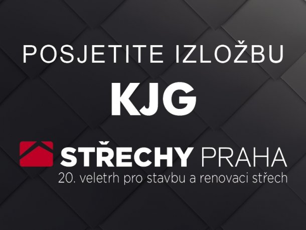 Pozivnica na KJG štandna izložbi Střechy Praha (Krovovi Prag) 2018