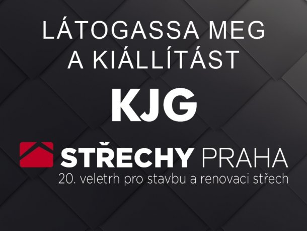 Meghívó a  Prága háztetői 2018 kiállítás KJG standjára