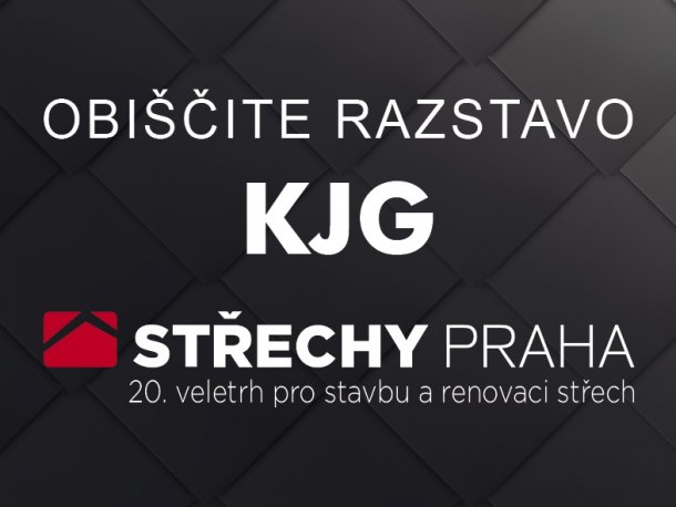 Vabilo v razstavni prostor KJG na sejmu Střechy Praha 2018