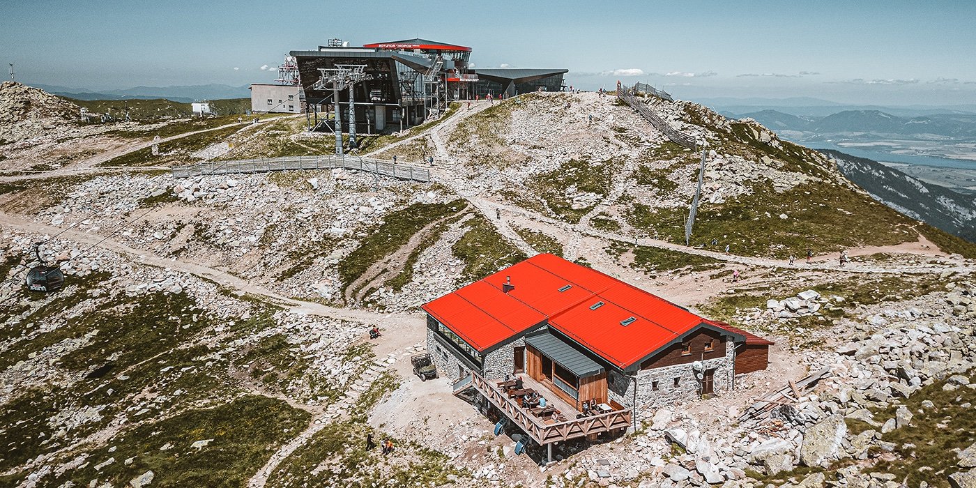 Steinhaus unter Chopok - 1985 m über dem Meeresspiegel.